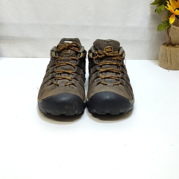 KEEN Voyageur Vented Hiking Shoes Men US 9M Leather Mesh Outdoor Water-Resistant - Picture 3 of 11